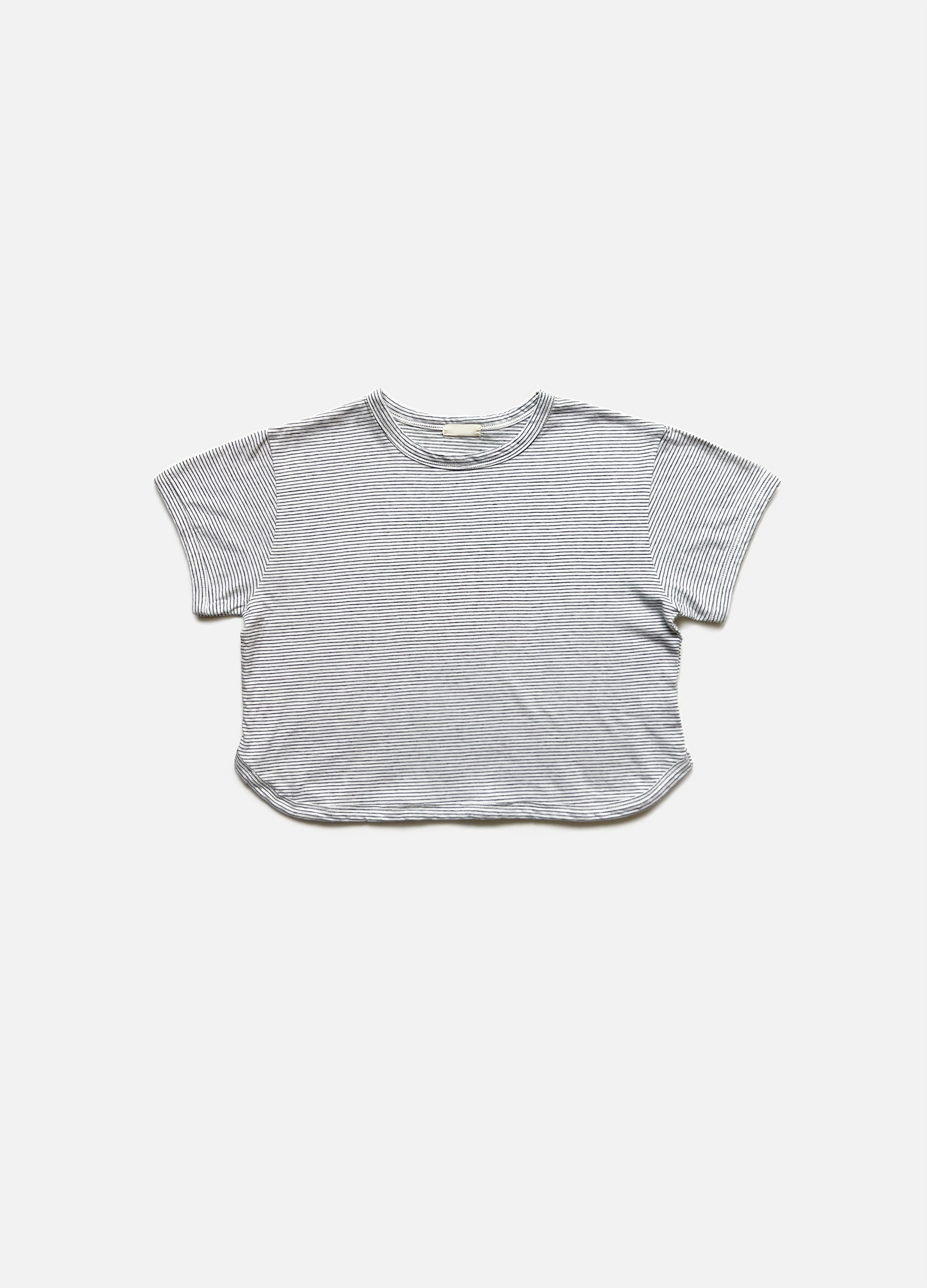 Boxy Stripe Short Sleeve Tee