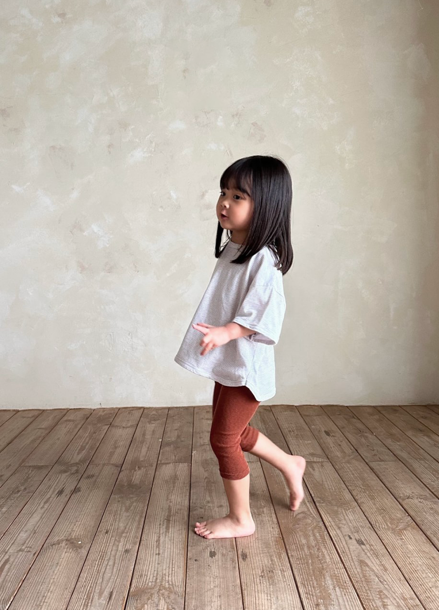 Boxy Stripe Short Sleeve Tee