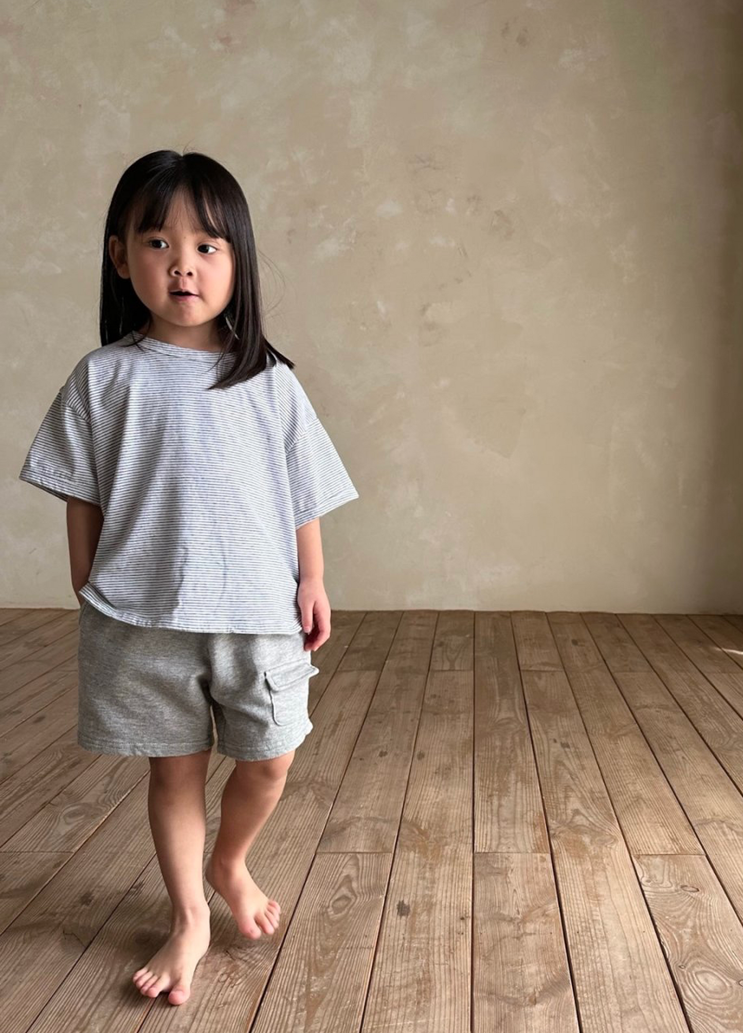 Boxy Stripe Short Sleeve Tee