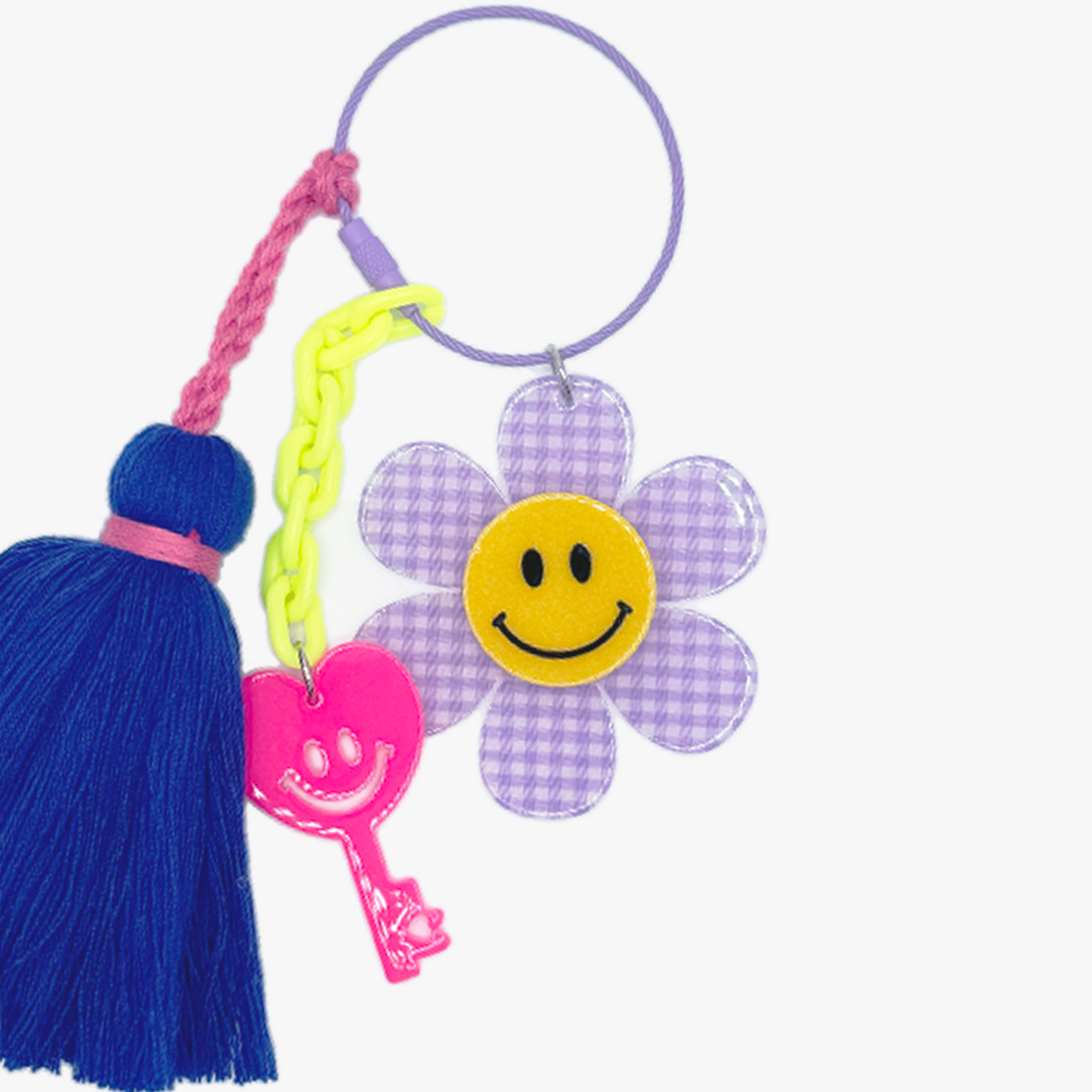 Purple Flower Charm