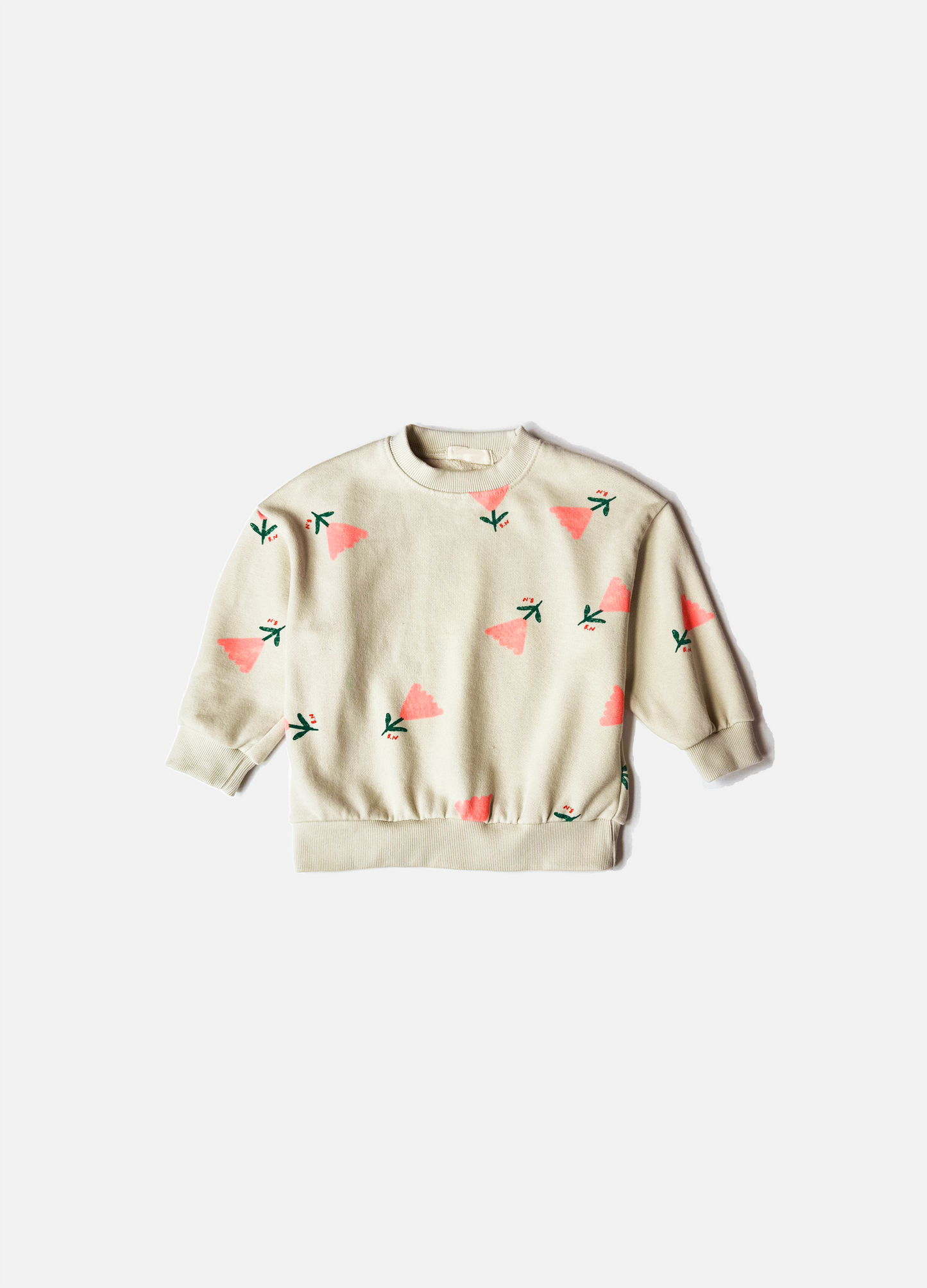 Coral Flower Sweatshirt
