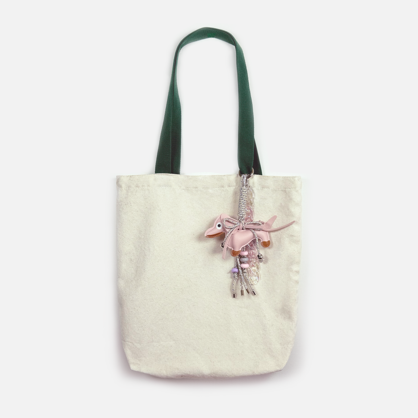 Pink Dog with Chains Charm