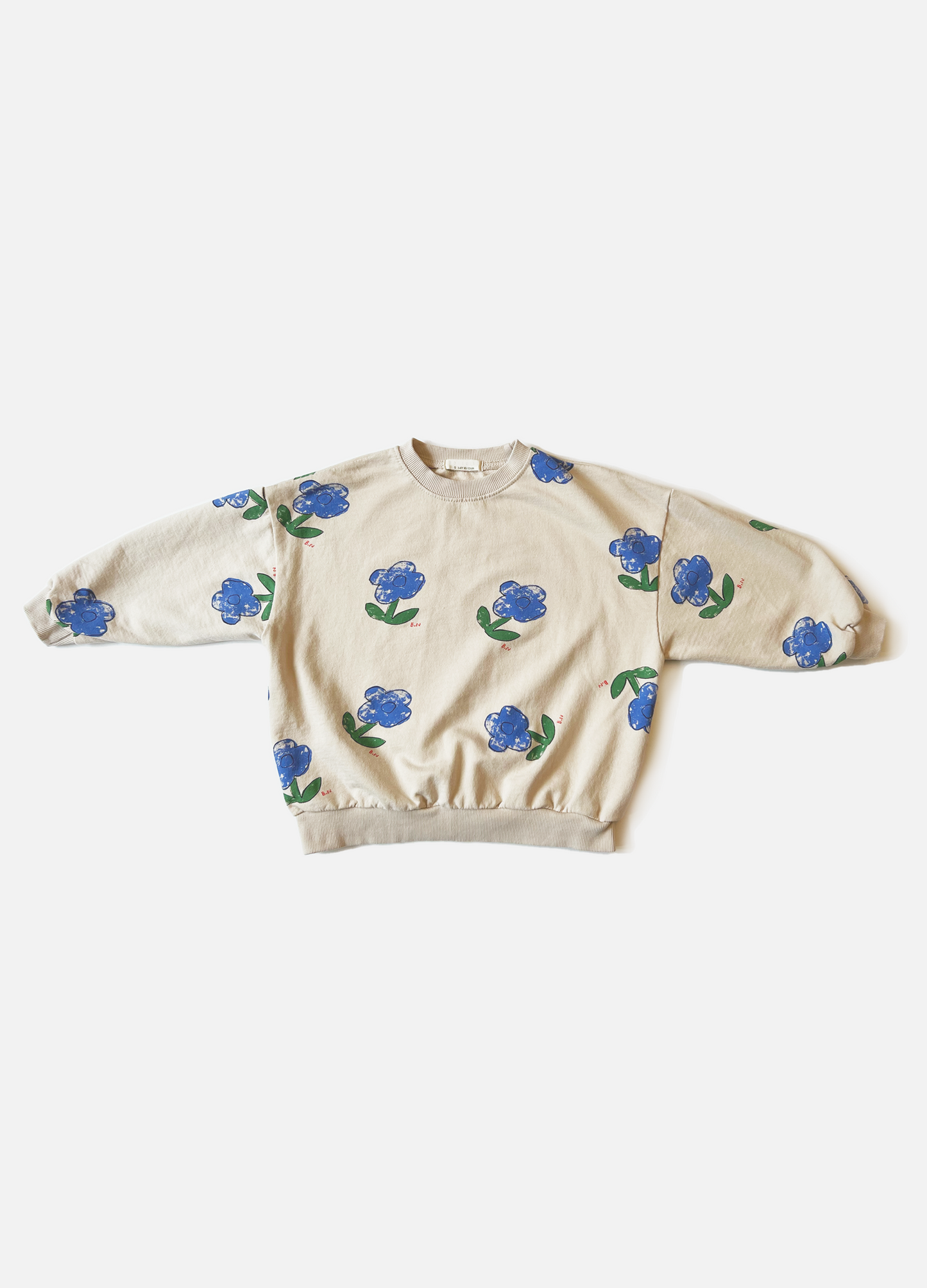 Blue Flower Sweatshirt