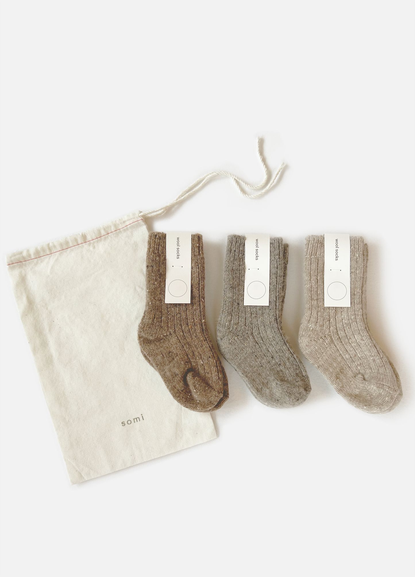 Comfy Wool Socks Set (Set of 3)