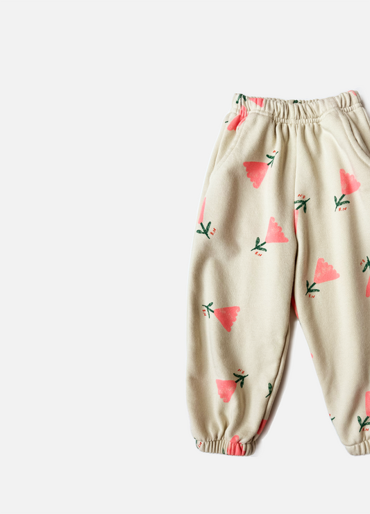 Coral Flower Jogger Pants (Junior)