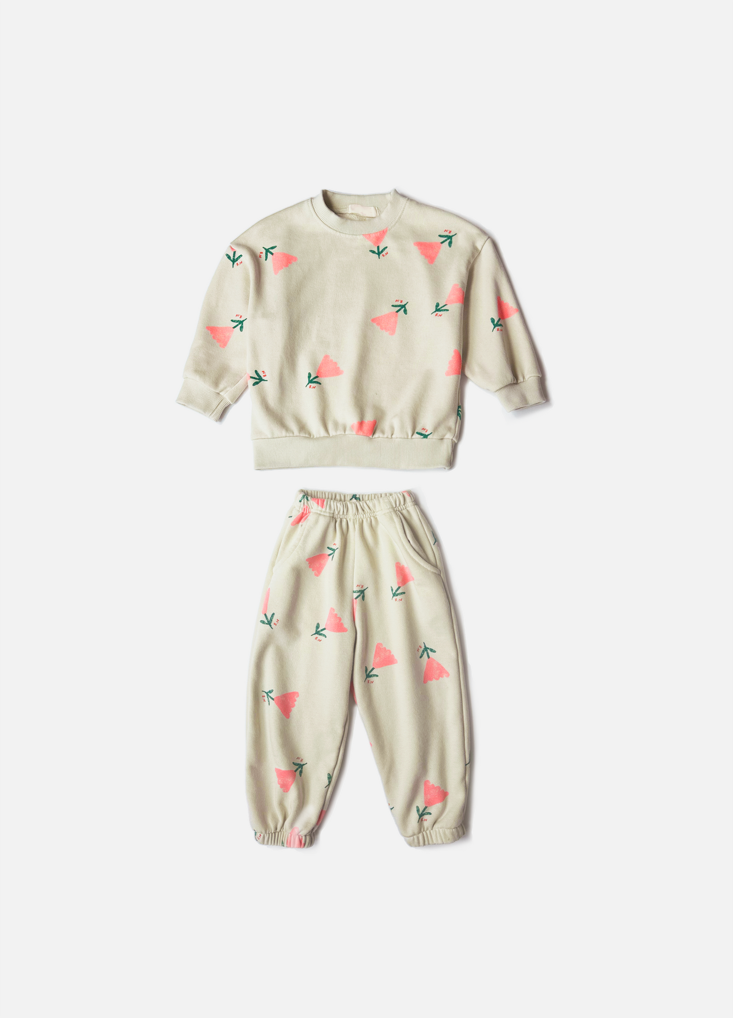 Coral Flower Jogger Pants (Junior)