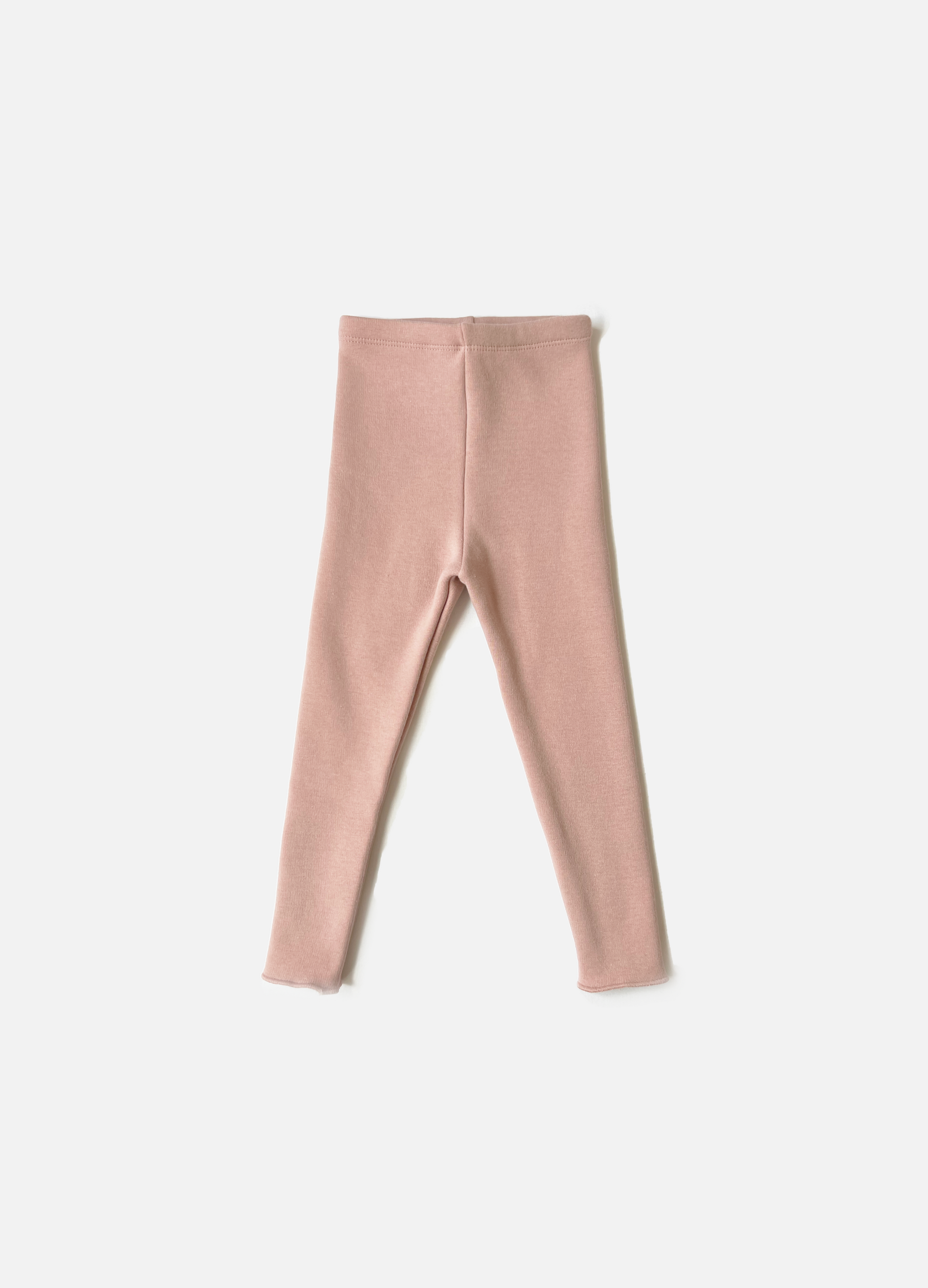 Pink fleece best sale leggings