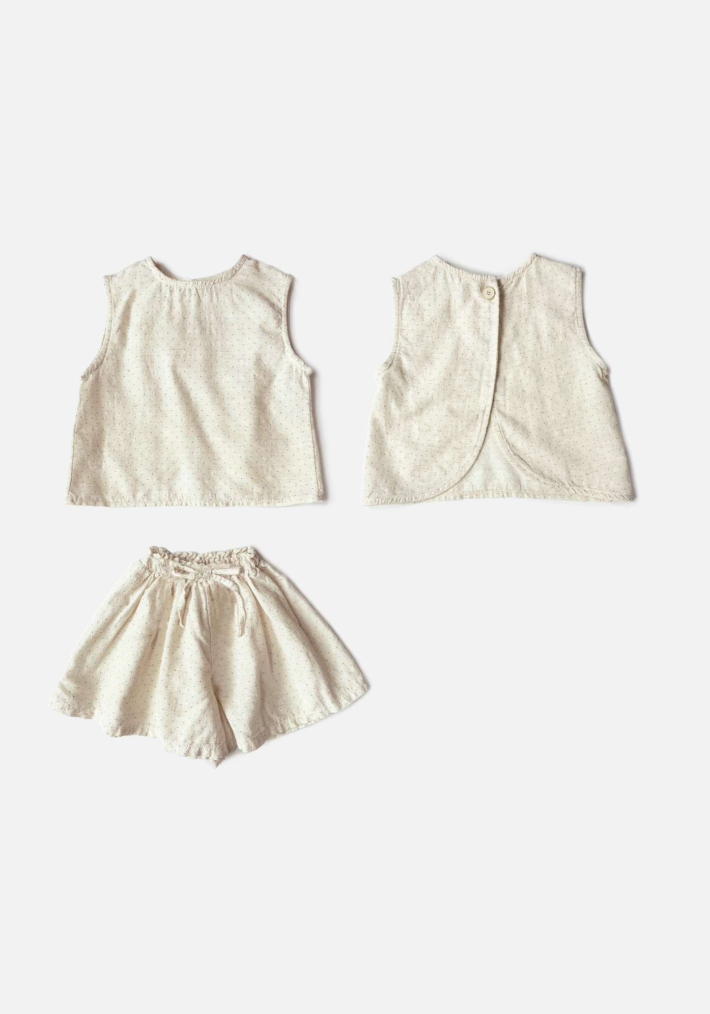 Ditsy Dot Shorts Set