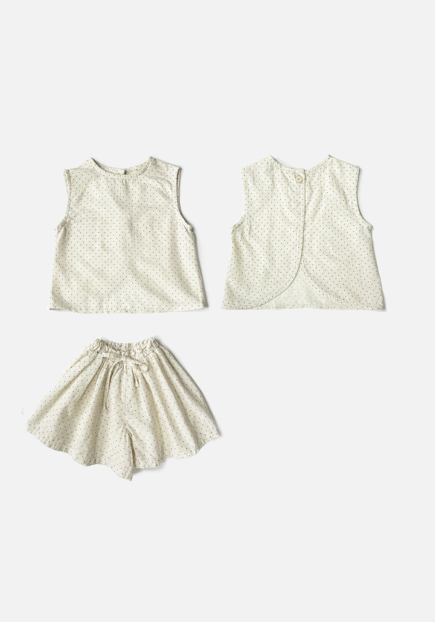 Ditsy Dot Shorts Set