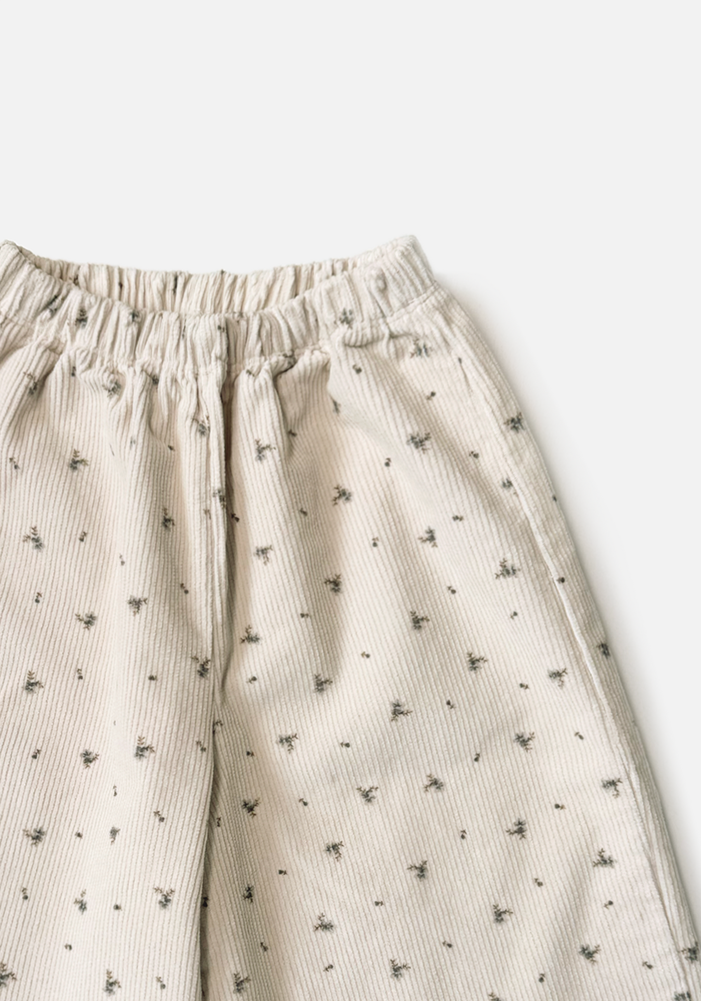 Floral Corduroy Pants