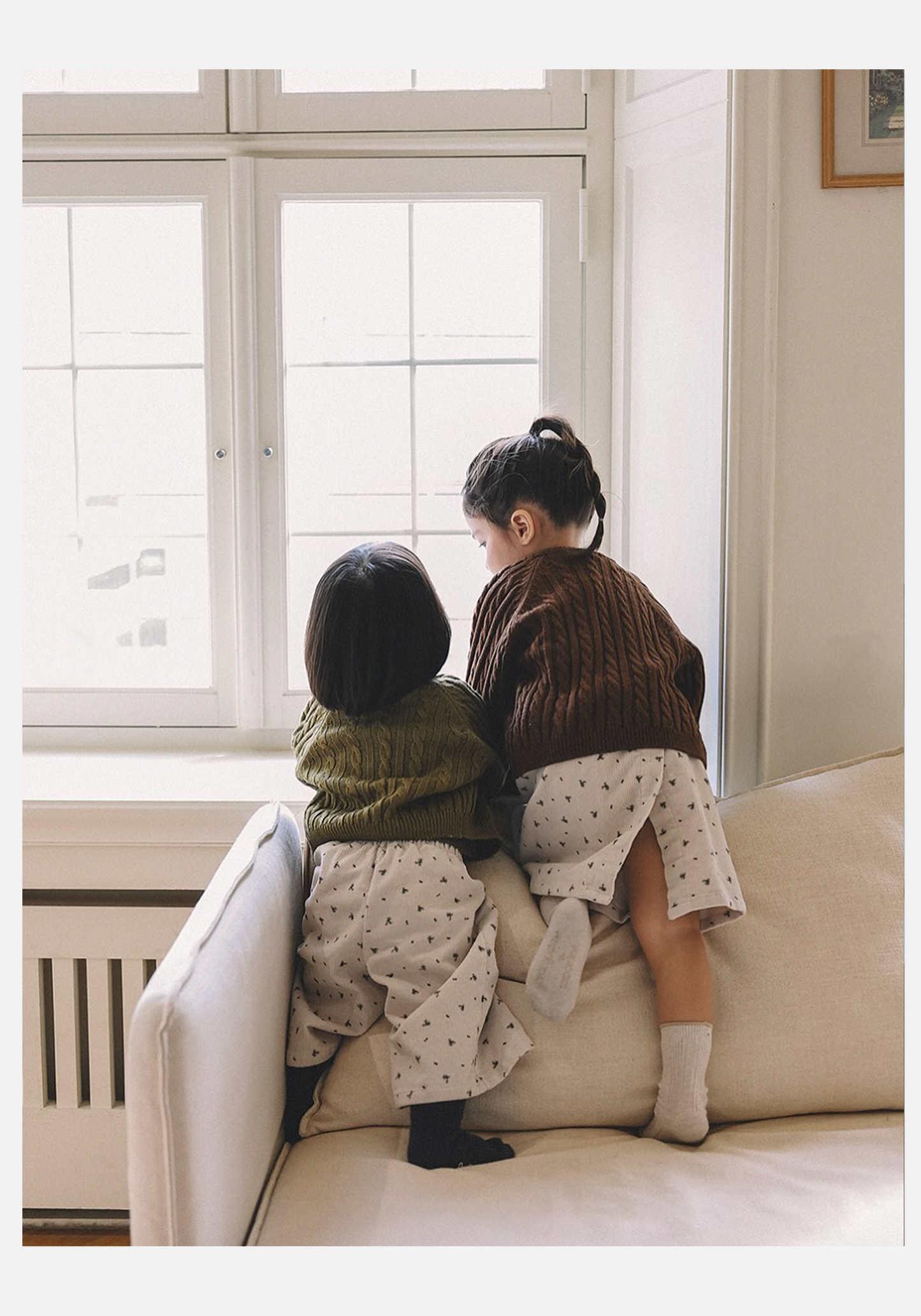 Floral Corduroy Pants