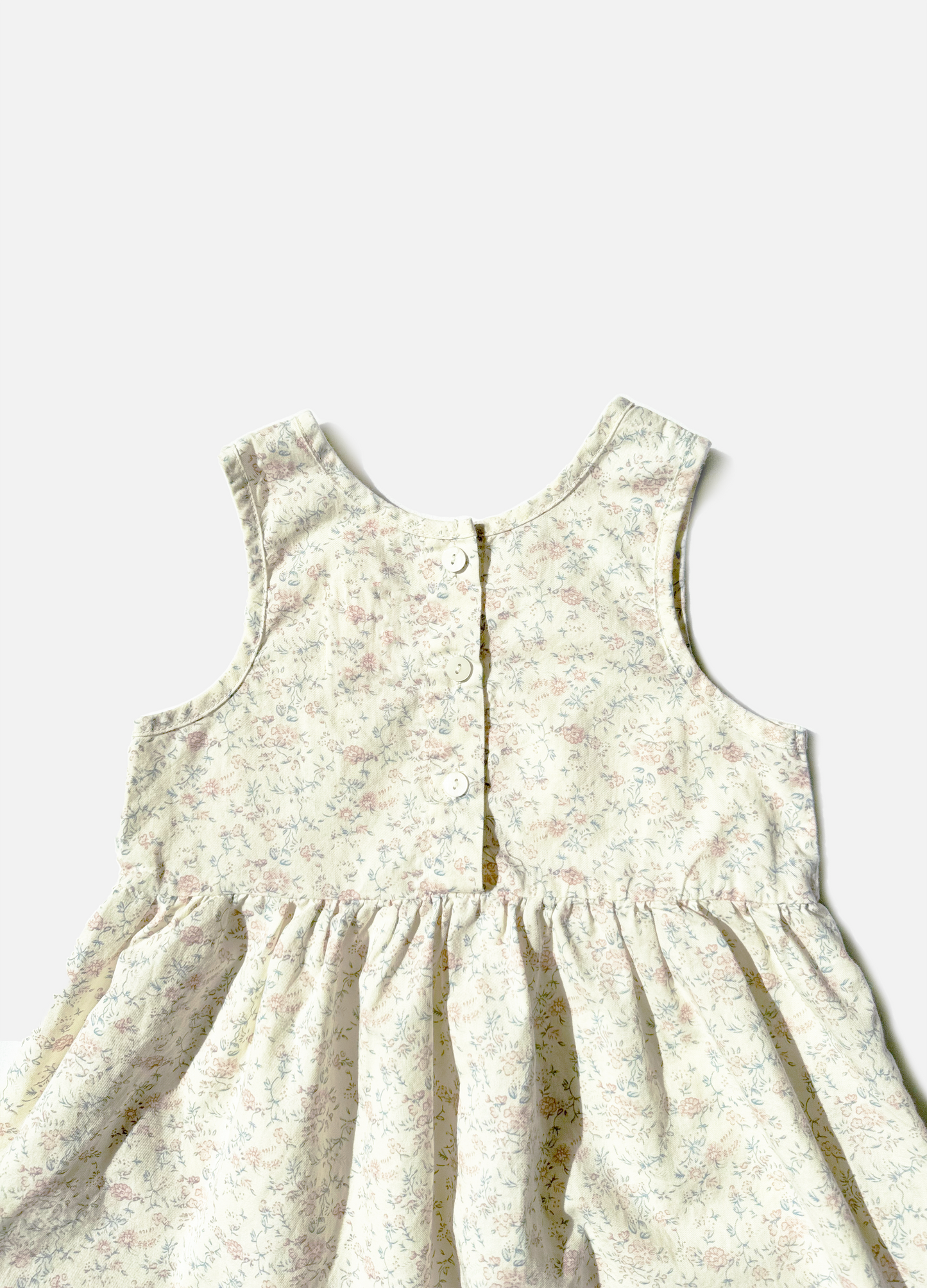 Ivory Floral Dress