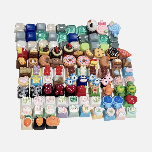 4 Keycap Keychain - Market
