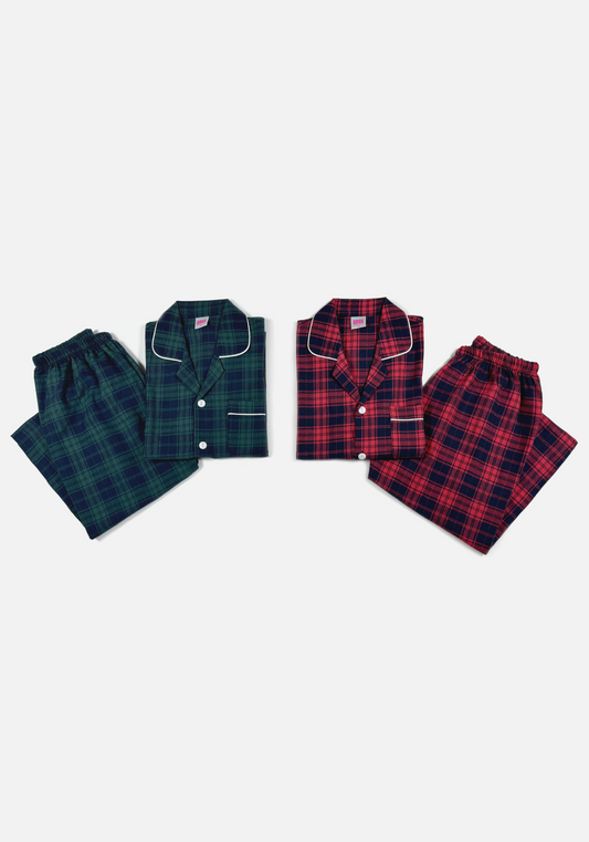 Tartan Flannel Set