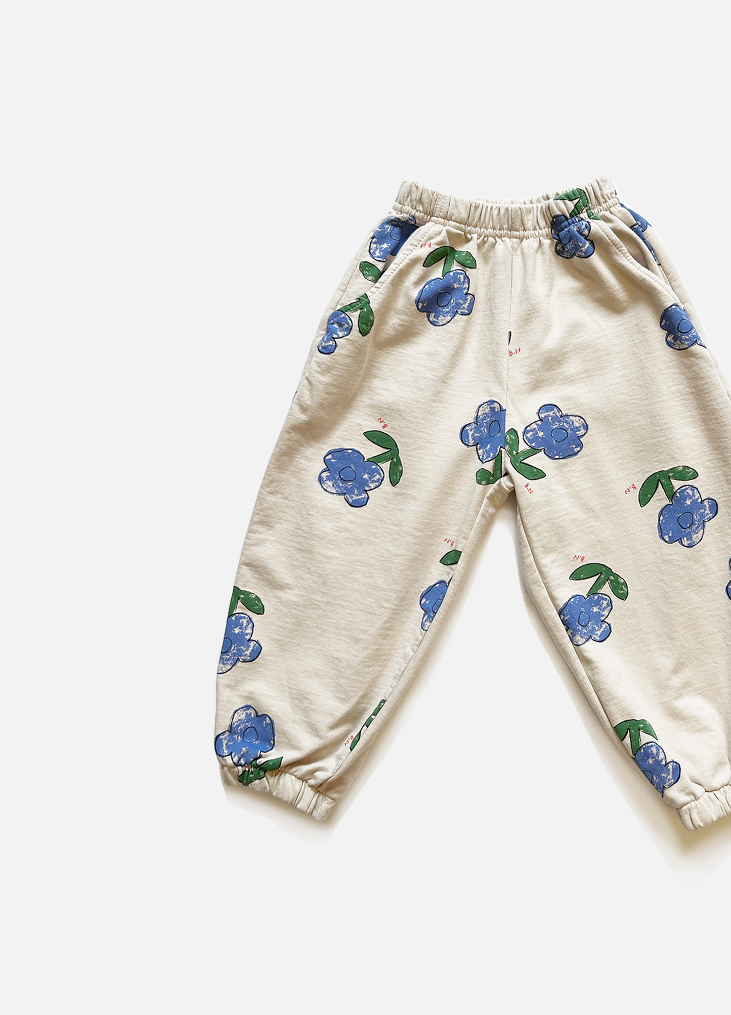 Blue Flower Jogger Pants (Junior)