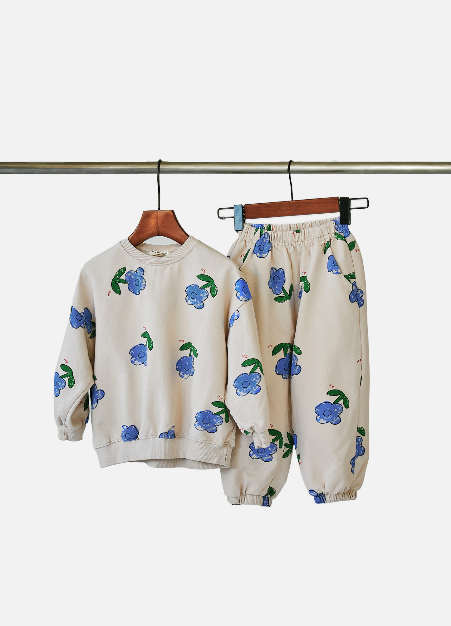 Blue Flower Sweatshirt (Junior)