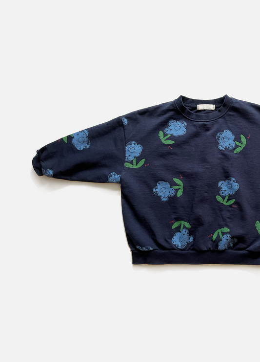 Blue Flower Sweatshirt (Junior)