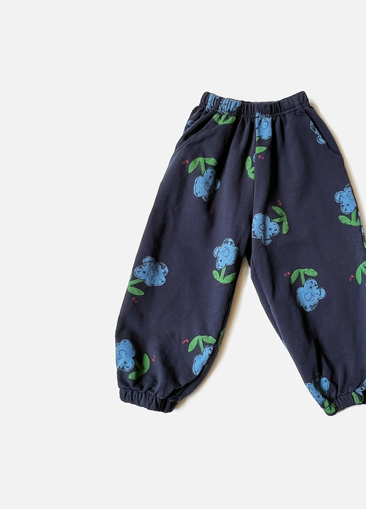 Blue Flower Jogger Pants (Junior)